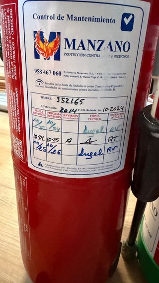 4 Extintores 6kg Polvo ABC