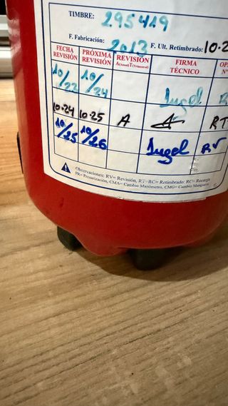 4 Extintores 6kg Polvo ABC