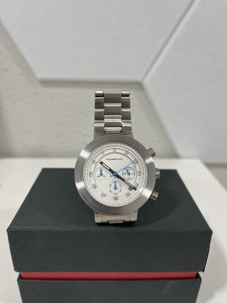 Reloj Morphic Plata y Azul Cronógrafo