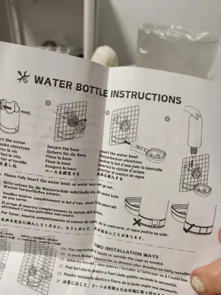 Comedero y bebedero de jaula