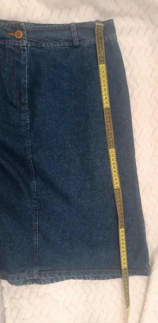 Falda vaquera midi talla 44