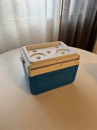 Frigorifero Campingaz blu e bianco