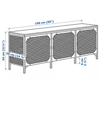 Mueble TV Metal y Madera