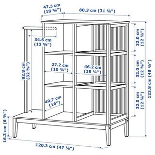 Mueble de bambú Nordkisa Ikea