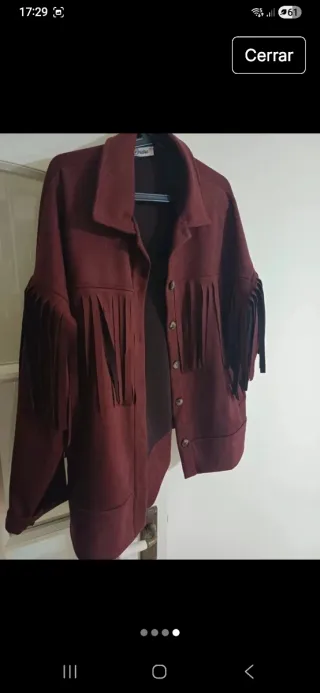 Chaqueta con flecos