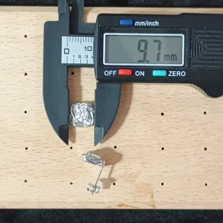 Pendientes Moissanita 0.5ct