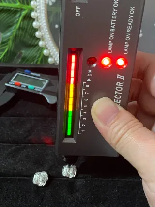 Pendientes Moissanita 0.5ct