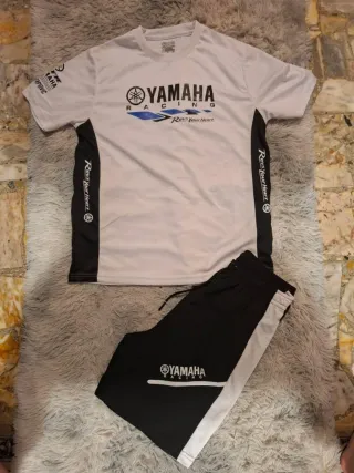 Conjunto Yamaha Racing Blanco y Negro