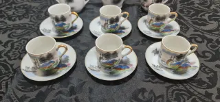 Juego de café japonés de porcelana