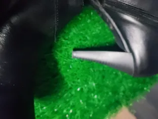 Botines de piel negros para mujer