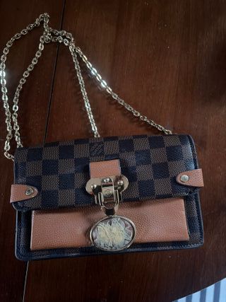Bolso Louis Vuitton Marrón y Dorado