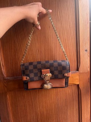 Bolso Louis Vuitton Marrón y Dorado