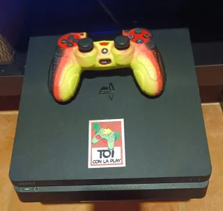 PS4 Slim 1TB + Mando + Juegos