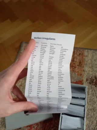 Fichas ingles comercial