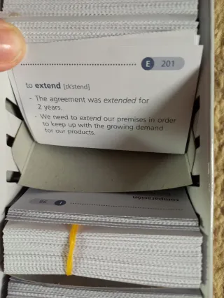 Fichas ingles comercial