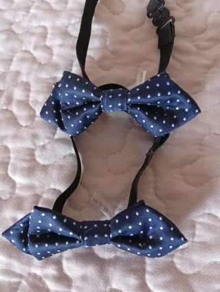 Lote corbatas ,pajaritas niño ,y chaleco