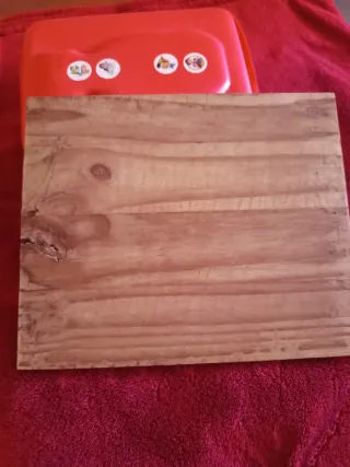 Cerámica sobre madera