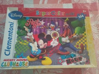 Puzzle Mickey Mouse 104 piezas Clementoni