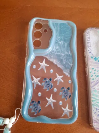 4 Fundas Samsung A54 con Cadena