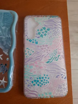 4 Fundas Samsung A54 con Cadena