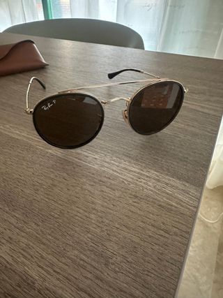 Gafas Ray-Ban RB3647N Dorado Montura Redonda