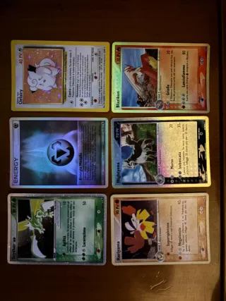 Carte Pokemon Rare: Clefairy, Blaziken, Scyther ex