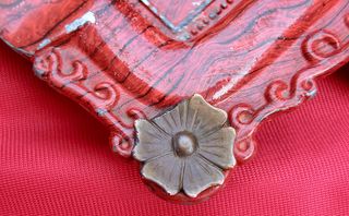 ORIGINAL CENICERO PUBLICIDAD PEONY METAL FUMADOR