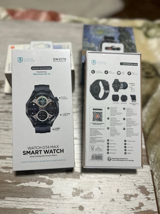 UNI. SW2179 Smartwatch GT4 MAX Negro
