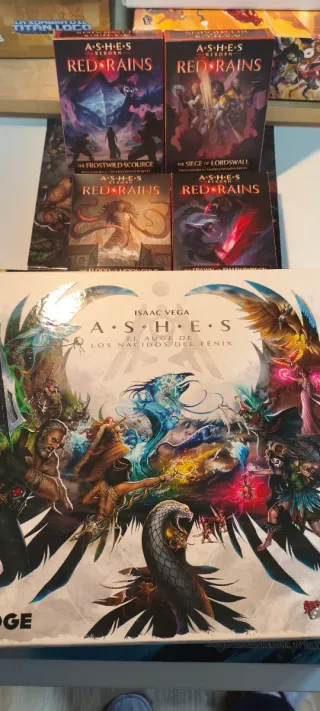 Ashes Juego Base + 4 Expansiones reborn red rains