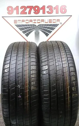 195 55 16 T MICHELIN RUEDA PREMIUM YA MONTADA