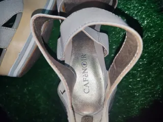 Sandalias CAFÉ NOIR verano beige/blanco