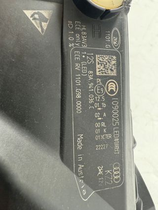 Faros Full LED Matrix para Audi RSQ3 83A