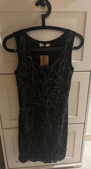 Vestido Joya Mini Holly Bracken Negro Talla S