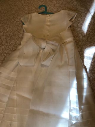 Vestido de Comunión Niña Blanco talla 120