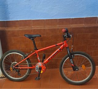 Bicicleta Infantil Btwin Roja