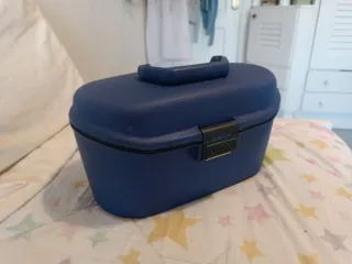 Neceser Joyero Samsonite Azul con Cerradura