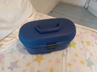 Neceser Joyero Samsonite Azul con Cerradura