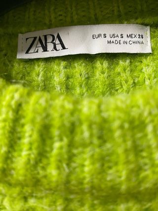 Maglioncino donna ZARA verde taglia S