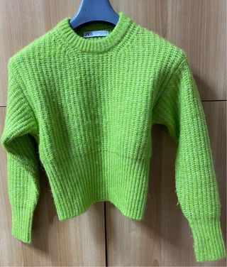 Maglioncino donna ZARA verde taglia S
