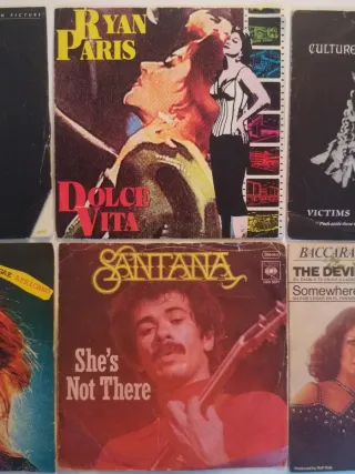 Lote 6 singles vinilo: Pop, Reggae, Soundtrack