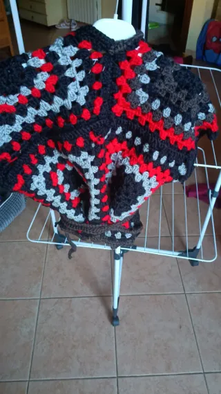 Maglia uncinetto granny misto lana