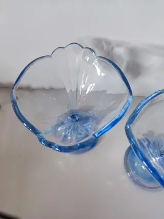 Conjunto 2 Taças Sobremesa Floral Rascal Azul