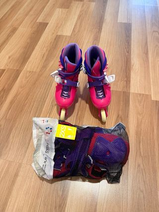 Patines Oxelo Talla 28-30 + Protecciones