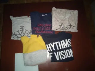 Lote 5 jerseys talla S