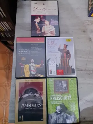 Lotto 5 DVD Opere Liriche Mozart e Weber