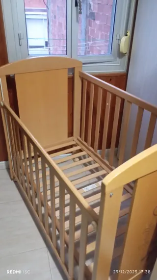 Cuna de madera ESCUCHO OFERTAS
