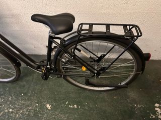 Bicicleta Paseo Negra con Cesta