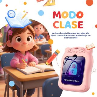 Orologio Intelligente Bambina GPS 4G Torcia LED