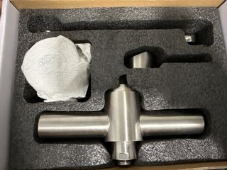 Grifo de bidé Kalleria negro y plateado