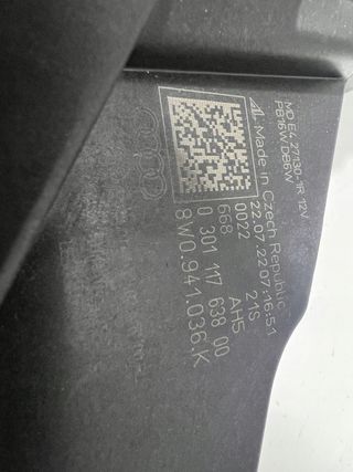 Faros Full LED Matrix para Audi RS4 8W0 Lift